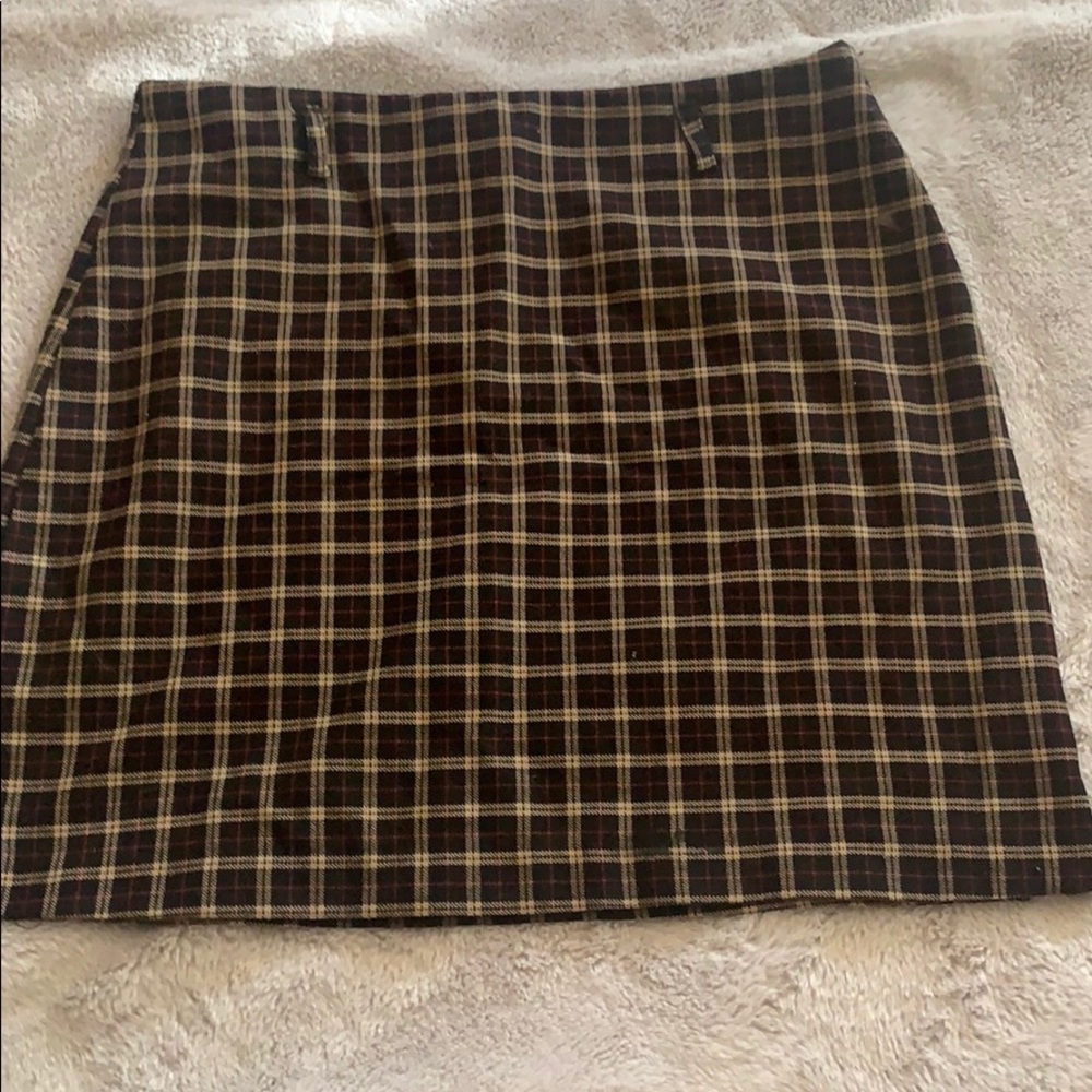 Plaid skirt